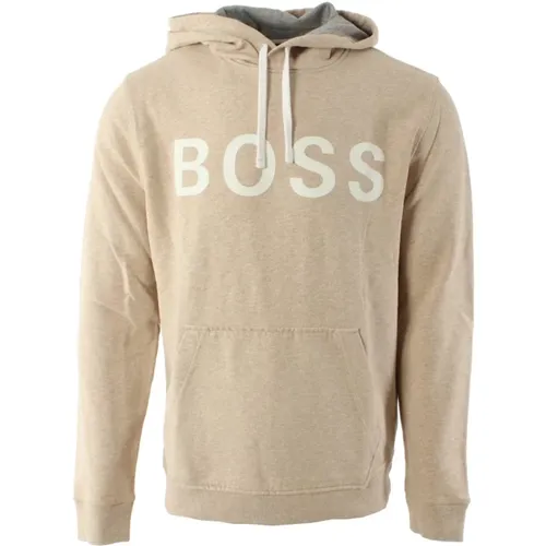 Hoodies, male, , Size: L Mens Sweater - Hugo Boss - Modalova