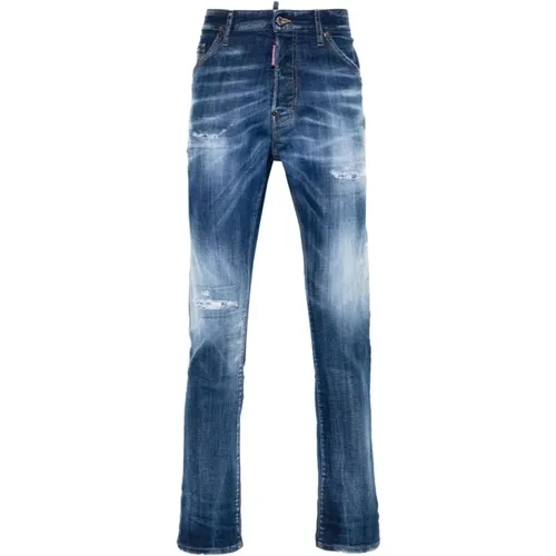 Stretch Denim Jeans , male, Sizes: L, XS, M, S, XL - Dsquared2 - Modalova