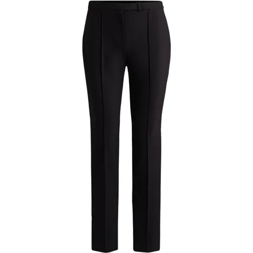 High-Waist Schwarze Tizena Skinny Hose , Damen, Größe: 4XL - Hugo Boss - Modalova