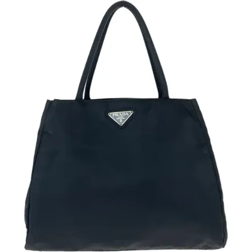 Pre-owned Tote Bags, female, , Size: ONE SIZE Pre-owned Canvas prada-bags - Prada Vintage - Modalova