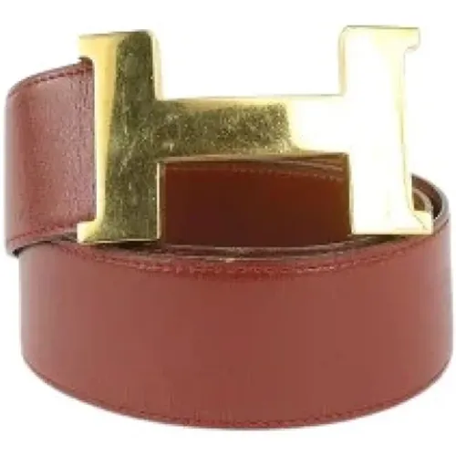 Pre-owned Belts, female, , Size: ONE SIZE Pre-owned Leather belts - Hermès Vintage - Modalova