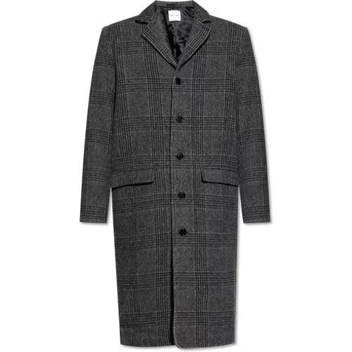 Single-Breasted Coats, male, , Size: M Coat Sajilla - Samsøe Samsøe - Modalova