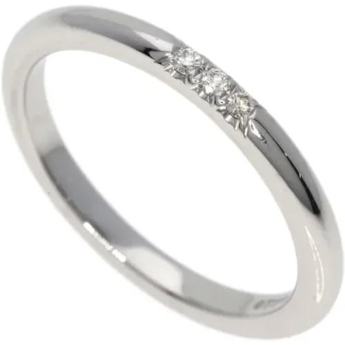 Pre-owned Jewellery, female, , Size: ONE SIZE Pre-owned Platinum rings - Tiffany & Co. Pre-owned - Modalova