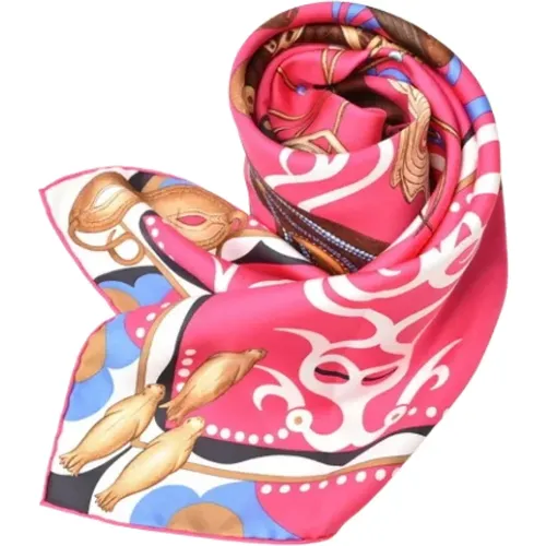 Pre-owned Scarves, female, , Size: ONE SIZE Pre-owned Silk scarves - Hermès Vintage - Modalova