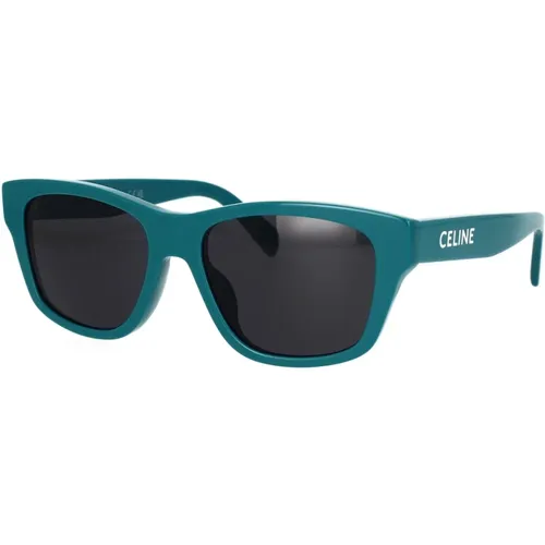 Geometric Sunglasses with Grey Lenses , female, Sizes: 55 MM - Celine - Modalova