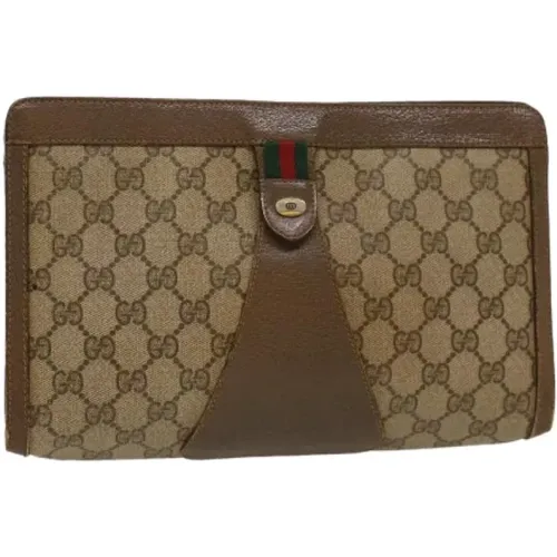 Pre-owned Canvas gucci-bags , female, Sizes: ONE SIZE - Gucci Vintage - Modalova