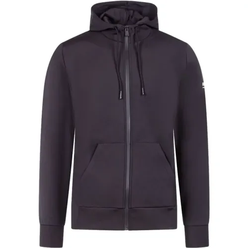 Zip-throughs, male, , Size: S Hoodless Sweatshirt Nylon Elastane Kirk001-00095G - MC2 Saint Barth - Modalova