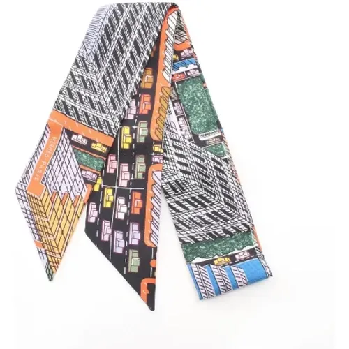 Pre-owned Scarves, female, , Size: ONE SIZE Pre-owned Silk scarves - Hermès Vintage - Modalova