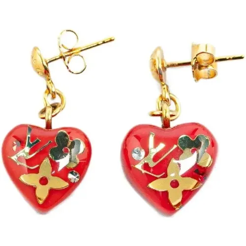 Pre-owned Jewellery, female, , Size: ONE SIZE Pre-owned Metal earrings - Louis Vuitton Vintage - Modalova