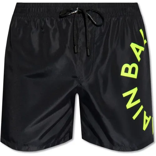 Badehose mit Logo , Herren, Größe: 2XL - Balmain - Modalova