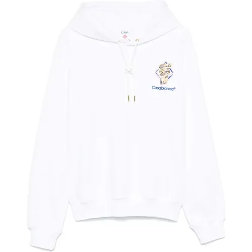 Hoodies, male, , Size: M Bianco Sweatshirt Ss25 - Casablanca - Modalova