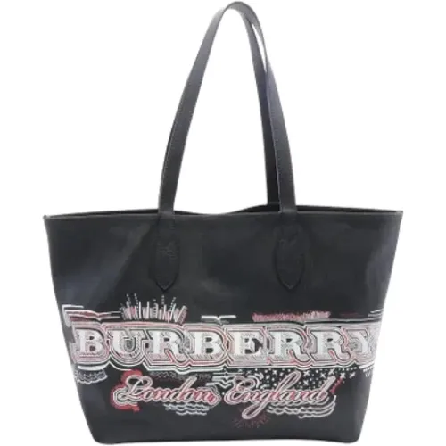 Pre-owned Tote Bags, female, , Size: ONE SIZE Pre-owned Leather shoulder-bags - Burberry Vintage - Modalova