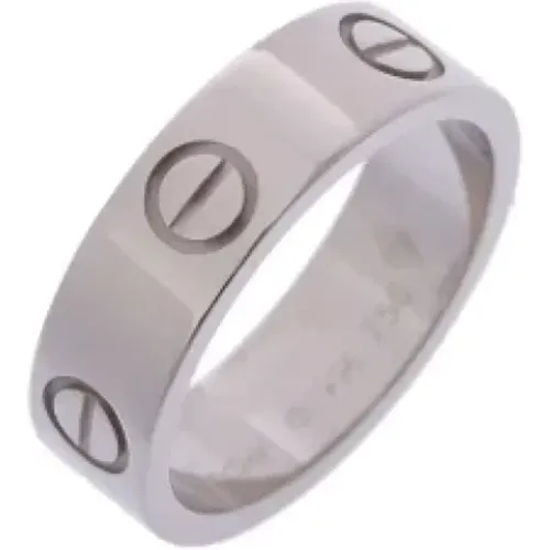 Pre-owned White Gold rings , female, Sizes: ONE SIZE - Cartier Vintage - Modalova