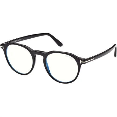 Stilvolle Brille Ft5833-B Schwarz , Herren, Größe: 49 MM - Tom Ford - Modalova