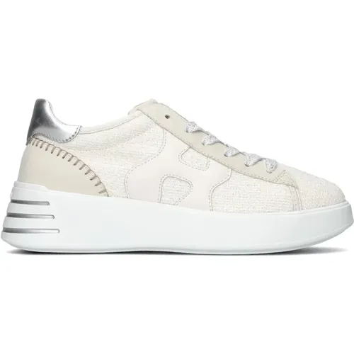 Glitzer Damen Low-Top Sneakers , Damen, Größe: 36 EU - Hogan - Modalova