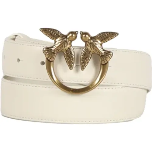 Leather Logo Buckle Belt , female, Sizes: S, L, M, XS - pinko - Modalova