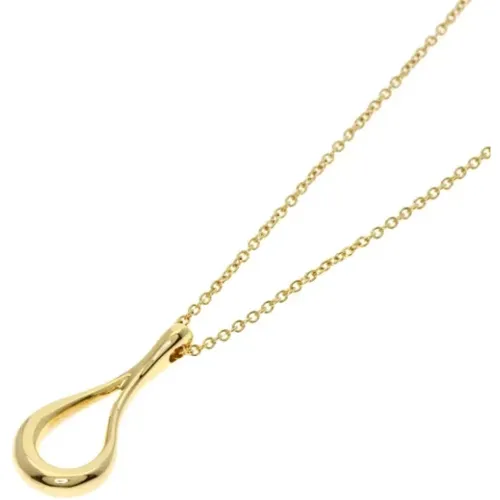 Pre-owned Jewellery, female, , Size: ONE SIZE Pre-owned Gold necklaces - Tiffany & Co. Pre-owned - Modalova