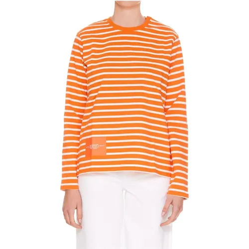 Striped Sweater with Round Neck , female, Sizes: L, S - Marc Jacobs - Modalova