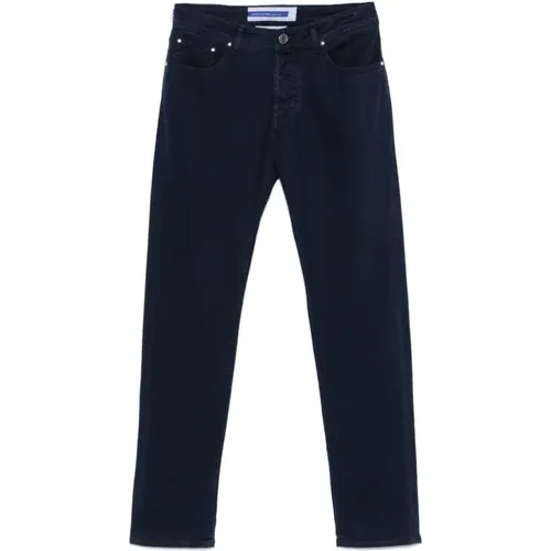 Textured Tapered Leg Jeans , male, Sizes: W33, W34, W31 - Jacob Cohën - Modalova