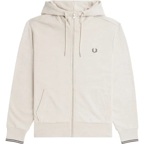 Zip-throughs, male, , Size: 2XL Sweater Collection - Fred Perry - Modalova