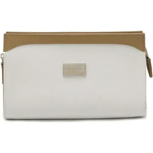 Pre-owned Clutches, female, , Size: ONE SIZE Pre-owned Leather pouches - Bvlgari Vintage - Modalova