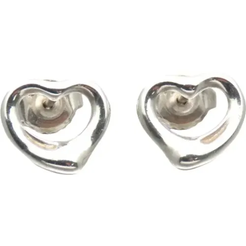 Pre-owned Jewellery, female, , Size: ONE SIZE Pre-owned Silver earrings - Tiffany & Co. Pre-owned - Modalova