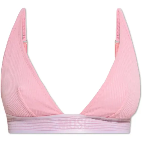 Bras, female, , Size: XL Bra with logo - Moschino - Modalova