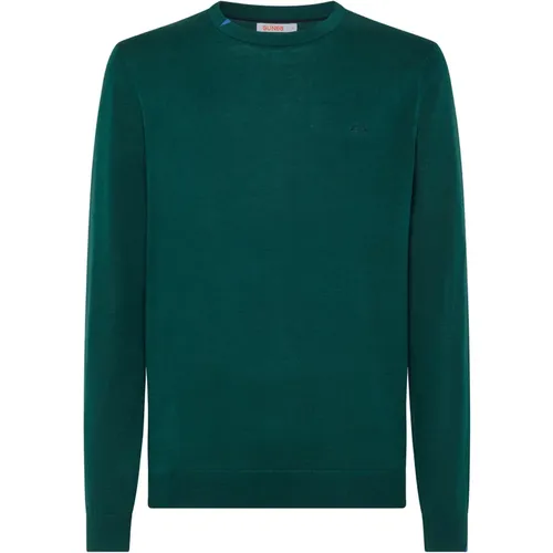 Knitted Sweater , male, Sizes: 2XL - Sun68 - Modalova