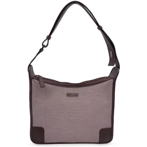 Pre-owned Canvas Shoulder Bag , female, Sizes: ONE SIZE - Gucci Vintage - Modalova