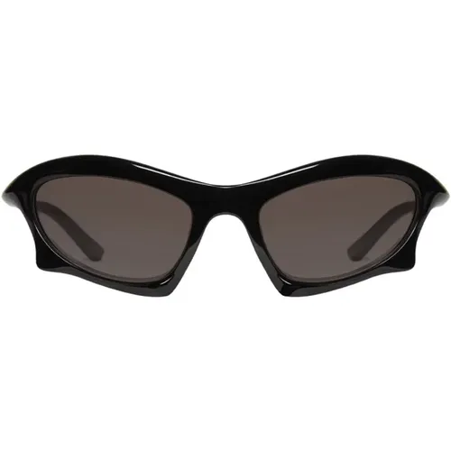 Bat Rechteck Sonnenbrille , Damen, Größe: 59 MM - Balenciaga - Modalova