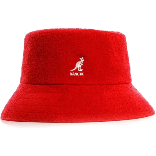 Hats, male, , Size: S Scarlet Tropic Fabric Bucket Hat - Kangol - Modalova