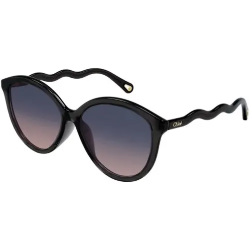 Grey Blue Sunglasses Ch0087S , unisex, Sizes: 57 MM - Chloé - Modalova
