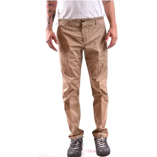 Straight Trousers, male, , Size: W34 Straight Trousers - Dondup - Modalova