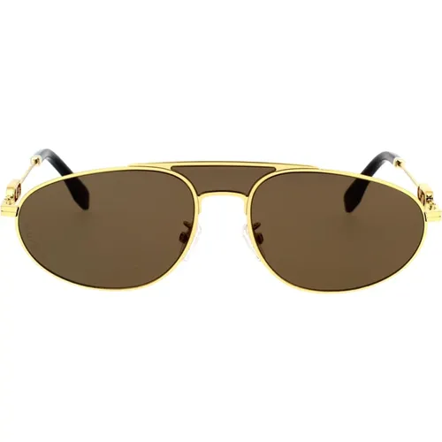 Glamouröse geometrische Sonnenbrille , unisex, Größe: 57 MM - Fendi - Modalova