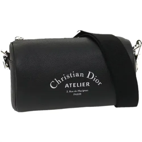 Gebrauchte schwarze Leder Dior Reisetasche - Dior Vintage - Modalova