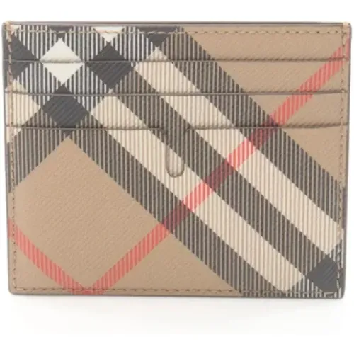 Pre-owned Wallets, female, , Size: ONE SIZE Pre-owned Canvas wallets - Burberry Vintage - Modalova