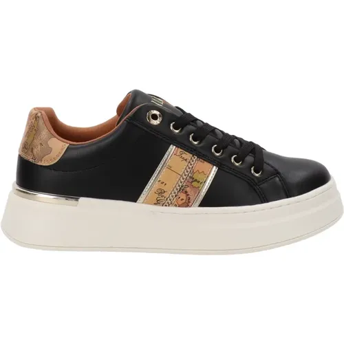 Damen Sneakers aus Kunstleder Stilvolles Design , Damen, Größe: 36 EU - Alviero Martini 1a Classe - Modalova