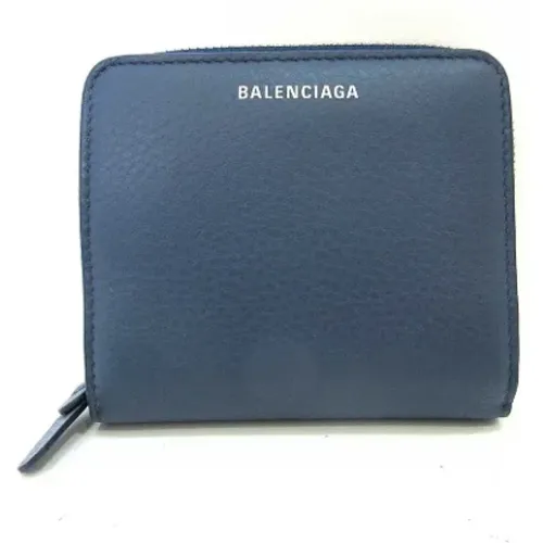 Pre-owned Wallets, male, , Size: ONE SIZE Pre-owned Leather wallets - Balenciaga Vintage - Modalova