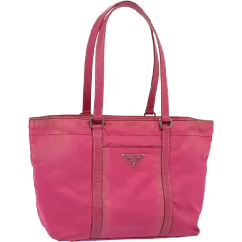 Pre-owned Tote Bags, female, , Size: ONE SIZE Pre-owned Nylon handbags - Prada Vintage - Modalova