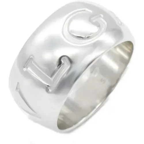 Pre-owned Jewellery, unisex, , Size: ONE SIZE Pre-owned White Gold rings - Bvlgari Vintage - Modalova