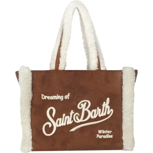 Soft Bag with Double Handles and Adjustable Strap , female, Sizes: ONE SIZE - MC2 Saint Barth - Modalova