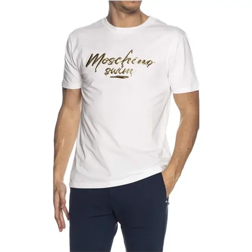 Oversized Kurzarm T-Shirt Moschino - Moschino - Modalova