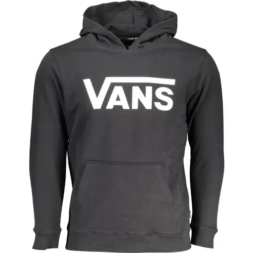 Kinder Schwarzer Hoodie Langarm , Herren, Größe: L - Vans - Modalova