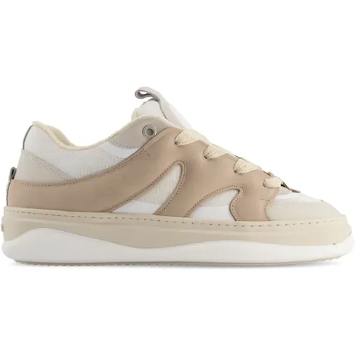 Venice Movimento Sneakers Creme Leder , Herren, Größe: 42 EU - Mason Garments - Modalova