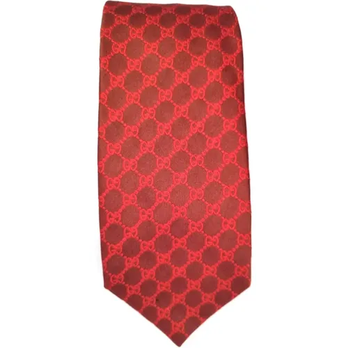 Elegant Silk Tie for Men , male, Sizes: ONE SIZE - Gucci - Modalova