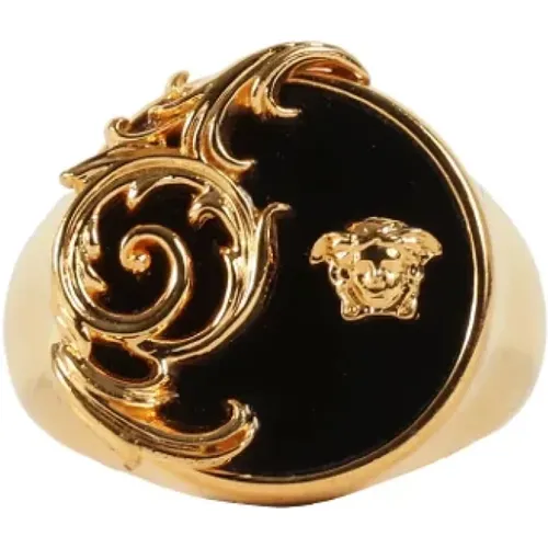 Pre-owned Fabric rings , female, Sizes: ONE SIZE - Versace Pre-owned - Modalova