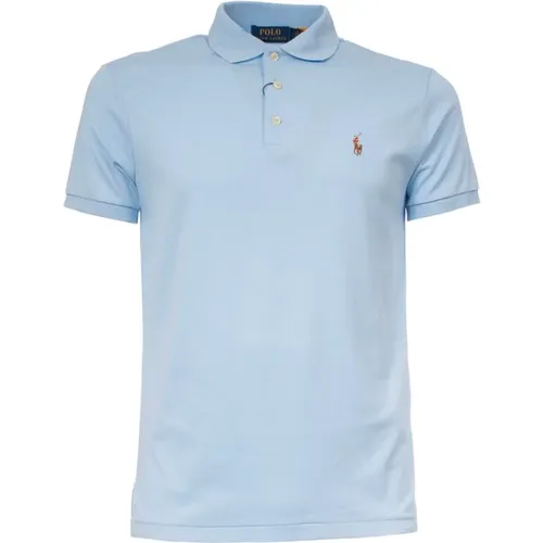 Polo Shirts, male, , Size: S Classic Cotton Polo Shirt for Men - Polo Ralph Lauren - Modalova