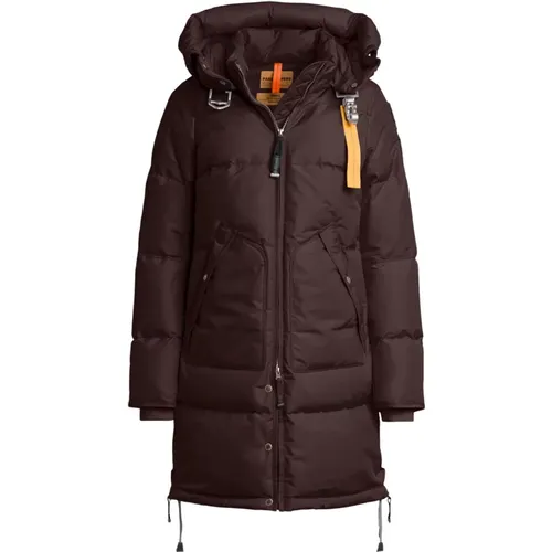 Lila Gesteppte Long Bear Jacke - Parajumpers - Modalova