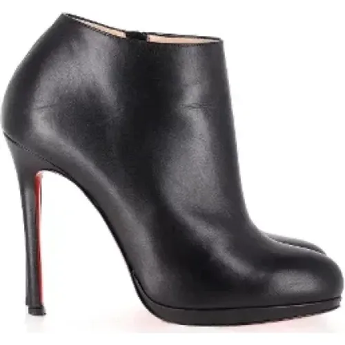 Pre-owned Leather boots , female, Sizes: 5 UK - Christian Louboutin Pre-owned - Modalova