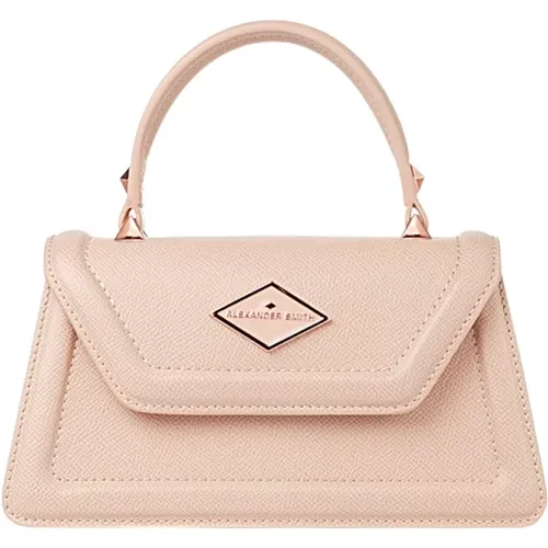 Elizabeth Mini Peach Palmellato Handbag , female, Sizes: ONE SIZE - Alexander Smith - Modalova